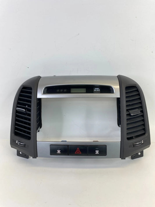 10-12 Hyundai Santa Fe Dash Radio Clock Climate Control Trim Bezel 94520-2B000