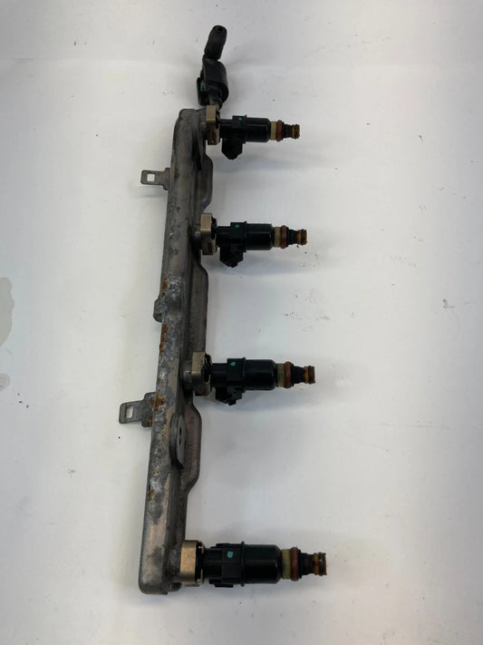2003-2007 HONDA ACCORD 2.4L 4 CYL AT ENGINE FUEL RAIL W/ 4 FUEL INJECTORS OEM
