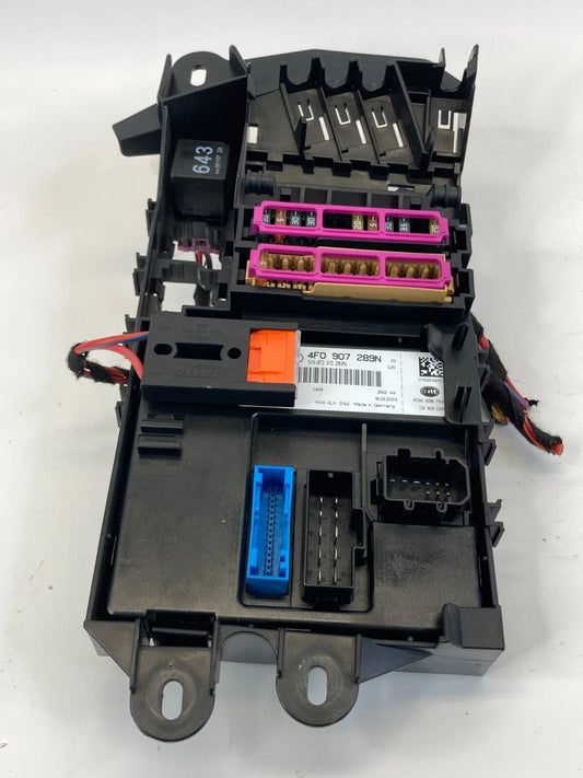 07-11 AUDI A6 QUATTRO 3.0L V6 FUSE BOX BODY CONTROL MODULE UNIT 4F0-907-289N OEM