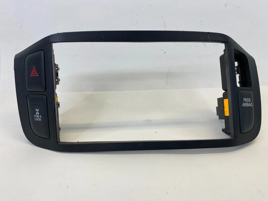 2003-2005 HONDA PILOT CENTER DASH RADIO BEZEL TRIM W/ HAZARD & VTM SWITCH OEM