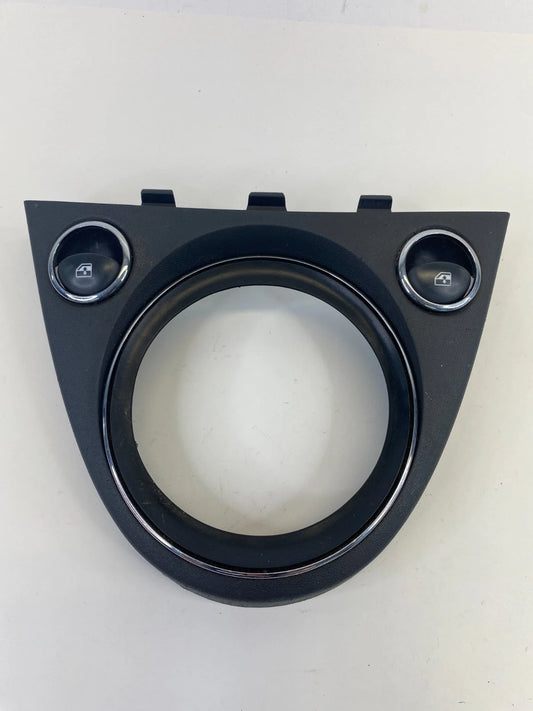 2012-2015 FIAT 500 CENTER CONSOLE GEAR SHIFTER BEZEL W/ WINDOW SWITCH PLATE OEM