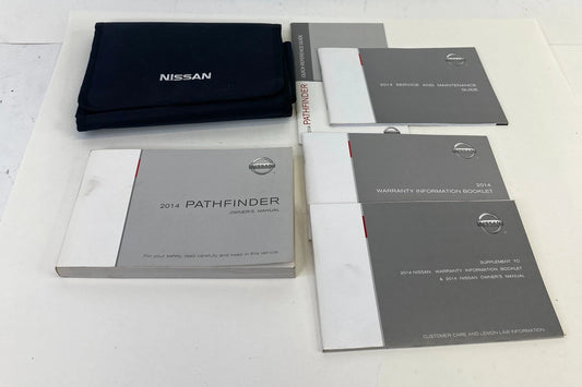2014 NISSAN PATHFINDER OWNERS MANUAL & WARRANTY INFORMATION SET KIT W/CASE OEM