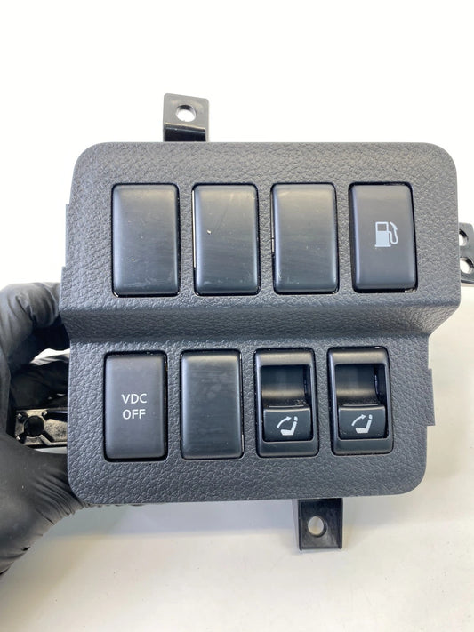 2009-2013 NISSAN MURANO DASH FUEL DOOR RELEASE VDC DIMMER SWITCH PANEL OEM