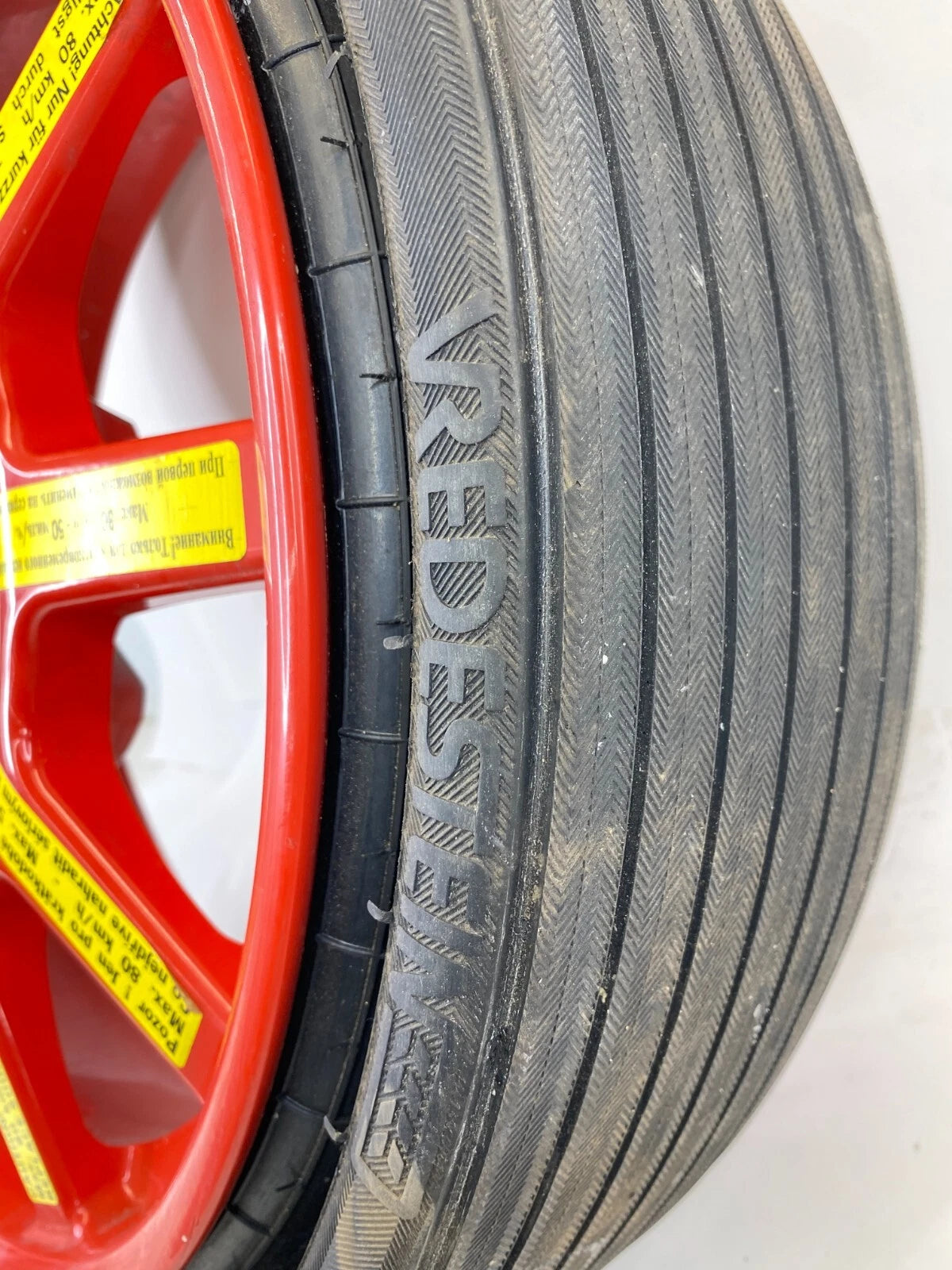 11-16 VOLKSWAGEN TOUAREG EMERGENCY SPARE TIRE WHEEL COMPAT DONUT T195/75 R18 18"