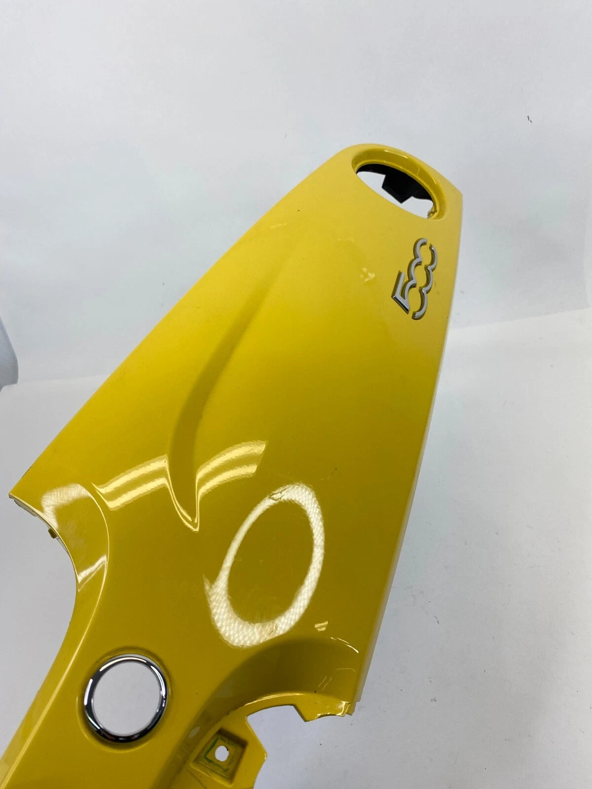 2012-2015 FIAT 500 DASH TRIM PANEL VENT BEZEL MOLDING YELLOW 1SC361YFAC OEM