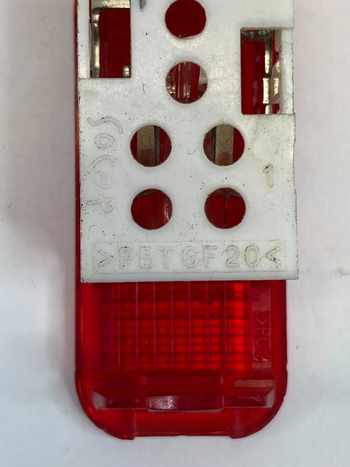 2006-2011 AUDI A6 FRONT LEFT DRIVE SIDE DOOR PANEL WARNING LIGHT LAMP RED