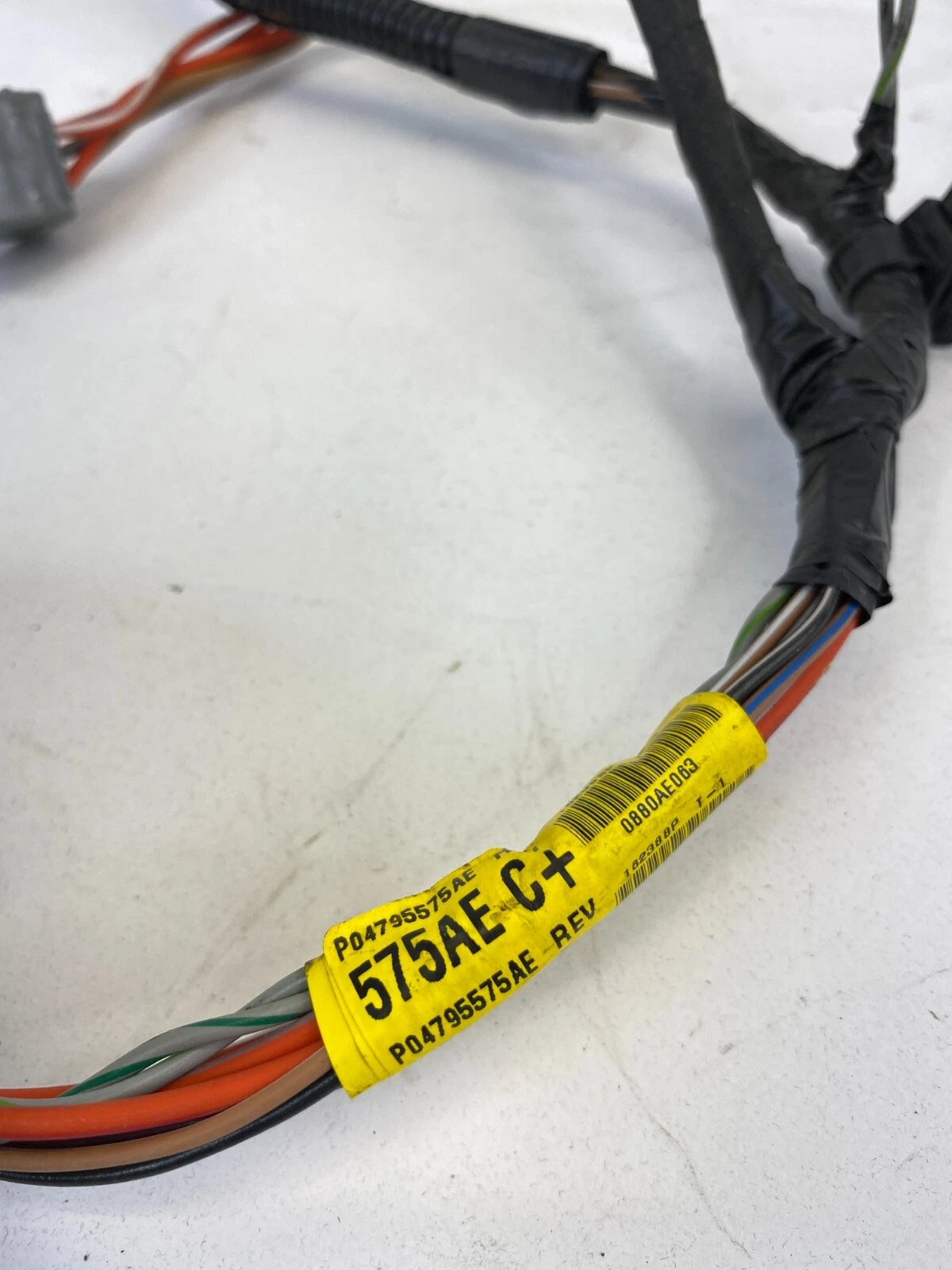 2007-2010 DODGE CALIBER REAR LEFT BACK DRIVER DOOR WIRING HARNESS 04795575AE OEM