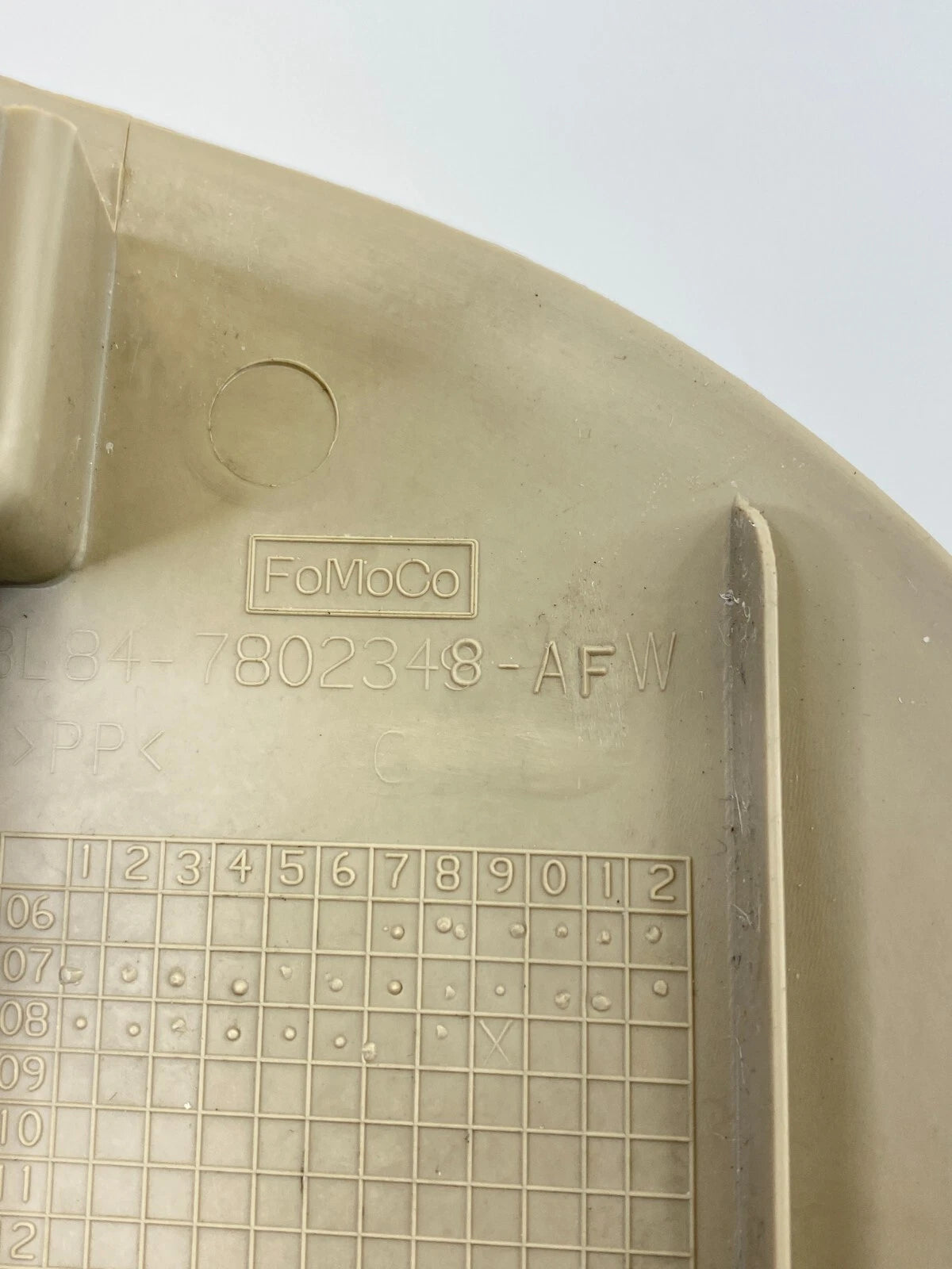 2001-2012 FORD ESCAPE FRONT RIGHT SIDE KICK COWL PANEL COVER TRIM 8L84-7802348-A
