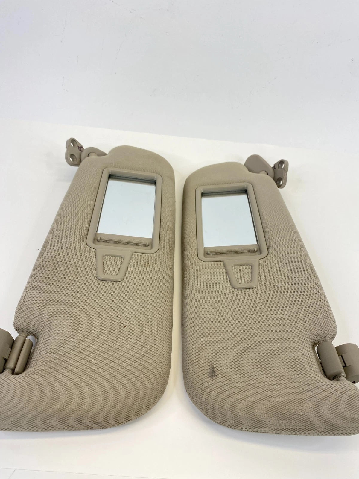 2011-2016 KIA OPTIMA FRONT RIGHT & LEFT SIDE SUN VISOR SHADE PAIR SET W/ CLIPS