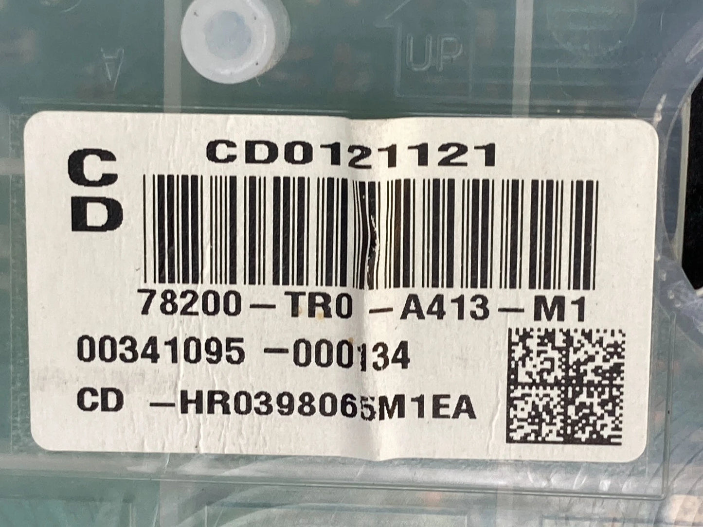 12 HONDA CIVIC SEDAN LOWER INSTRUMENT CLUSTER TACHOMETER GAUGE 78200TR0A413 OEM