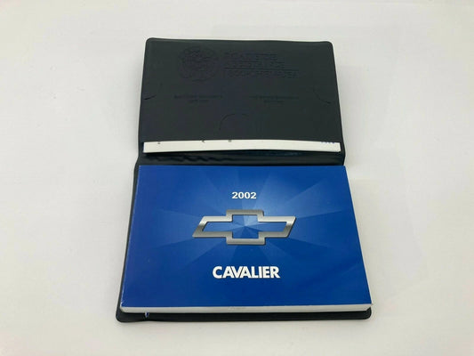 2002 02 CHEVROLET CHEVY CAVALIER OWNERS MANUAL GUIDE W/ CASE COVER OEM