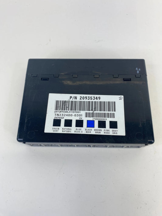 08-12 ENCLAVE 07-09 TORRENT 07-17 ACADIA 3.6L BODY CONTROL MODULE 20935349 OEM