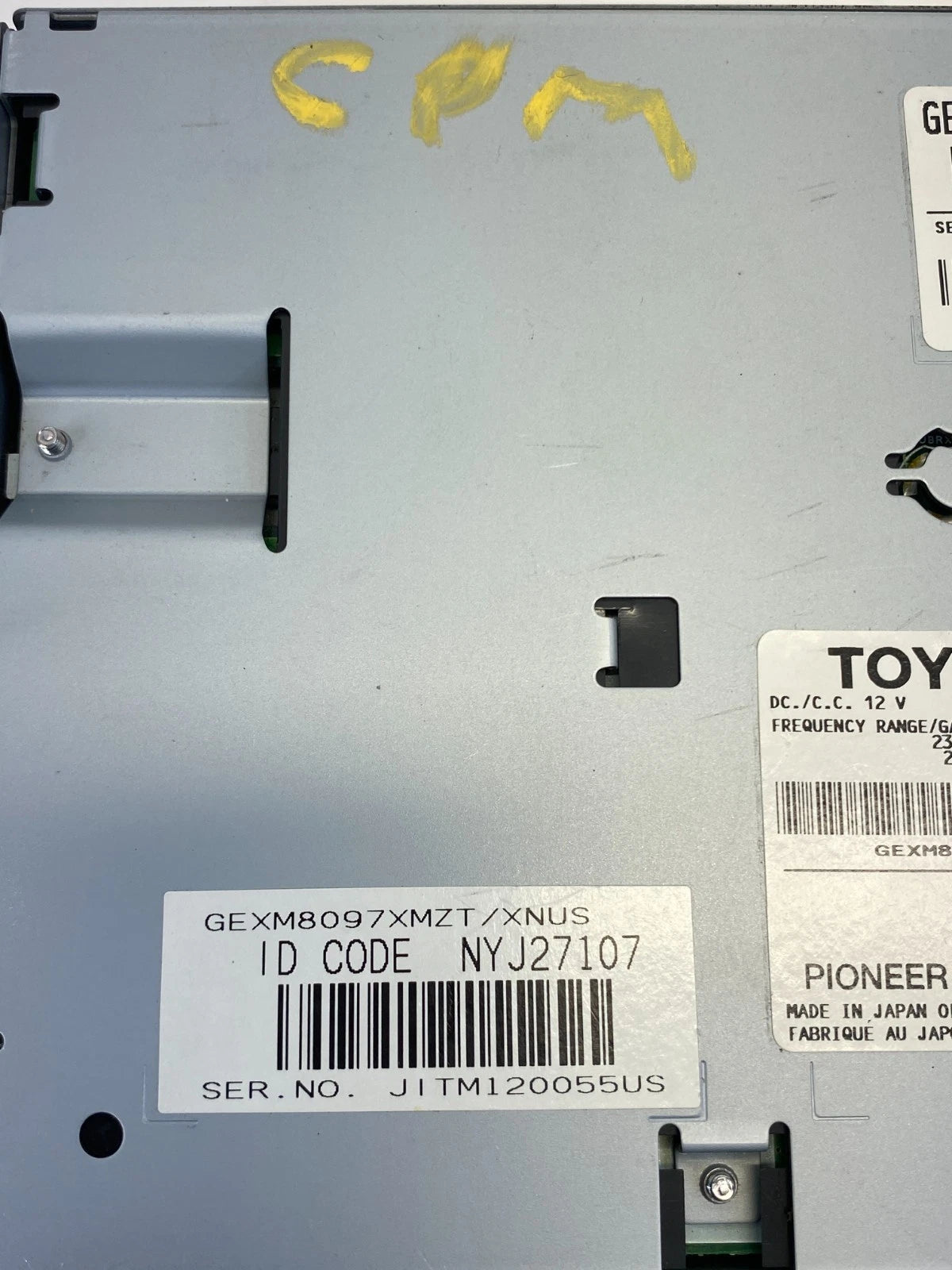 2010-2011 TOYOTA PRIUS RADIO SATELLITE RECEIVER XM MODULE OEM 86200-47040