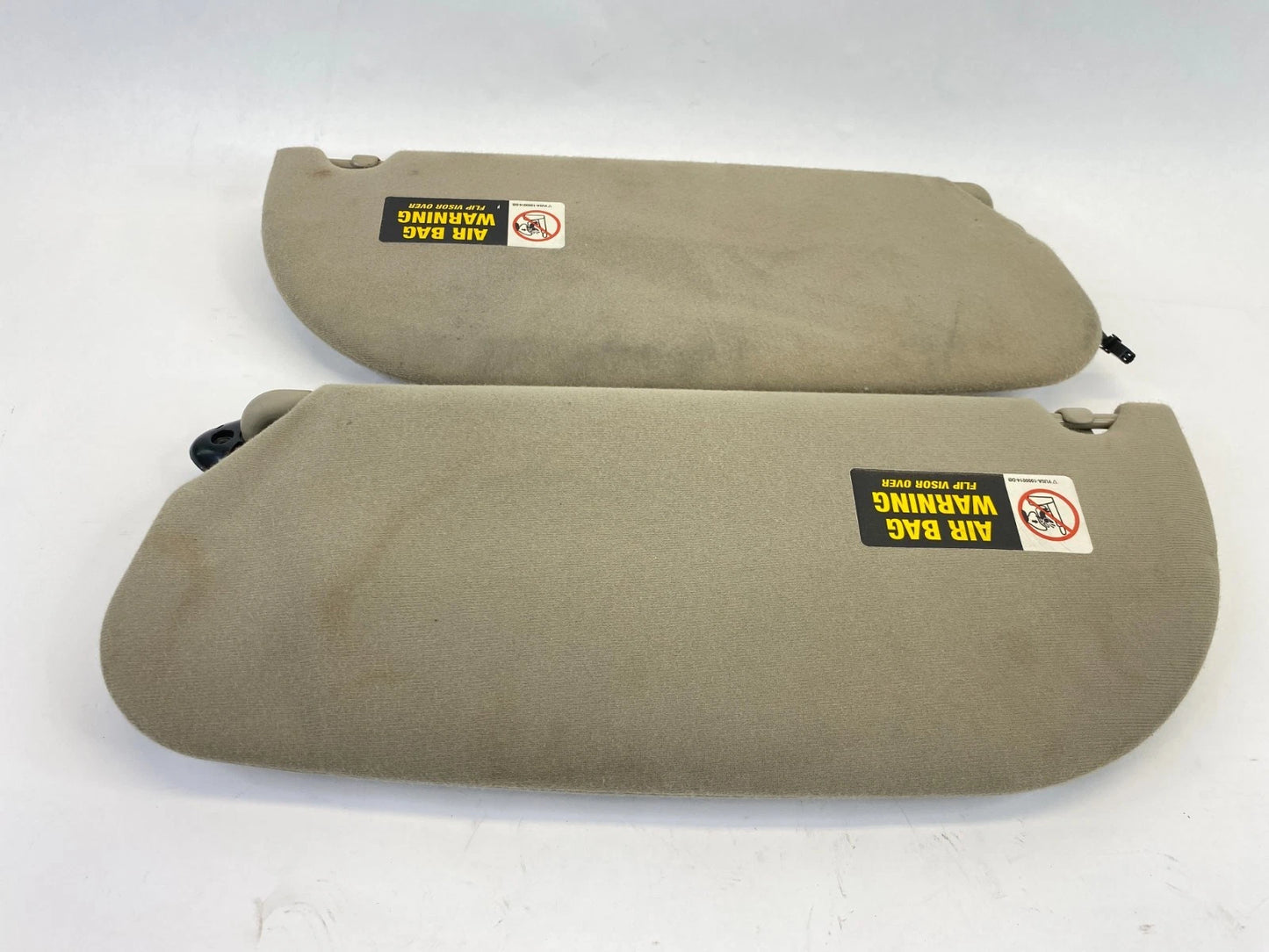 2003-2011 LINCOLN TOWN CAR SUN VISOR ILLUMINATED PAIR LEFT AND RIGHT SIDE OEM