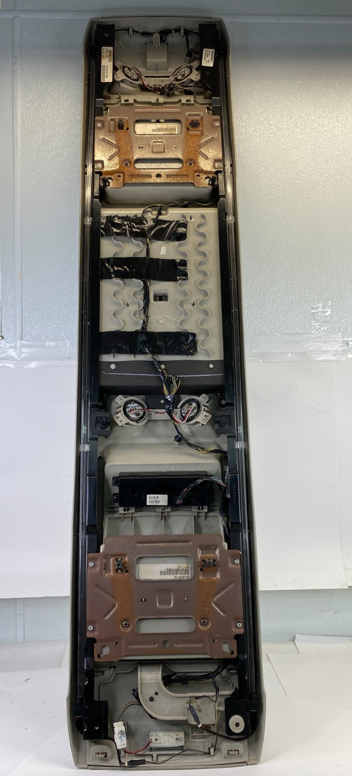 08-16 Chrysler Town & Country Rear Roof Overhead Dual Console w/ Climate Control