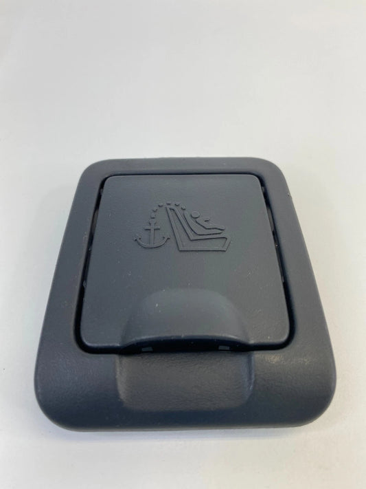 2010-2012 FORD TAURUS REAR SEAT CHILD SAFETY ANCHOR HOOK COVER TRIM OEM
