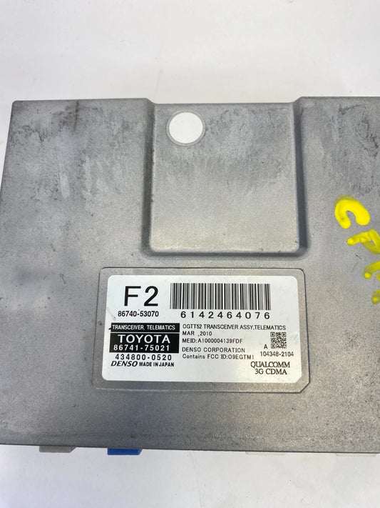 10-13 LEXUS IS250 SEDAN AWD TELEMATICS TRANSCEIVER CONTROL UNIT 86740-53070 OEM