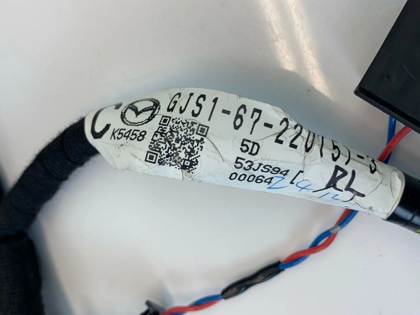 2014-2017 MAZDA 6 MAZDA6 REAR LEFT DRIVER DOOR WIRE WIRING HARNESS GJS167220 OEM