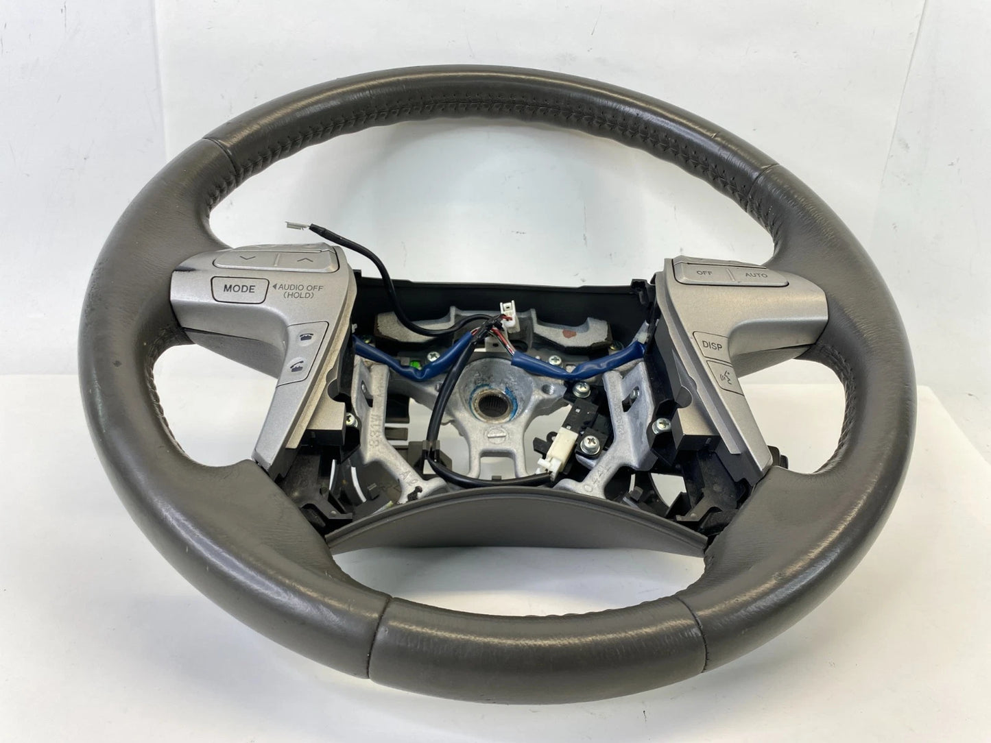 2007-2011 TOYOTA CAMRY HYBRID STEERING WHEEL W/ AUDIO TEMP DISP CONTROLS OEM