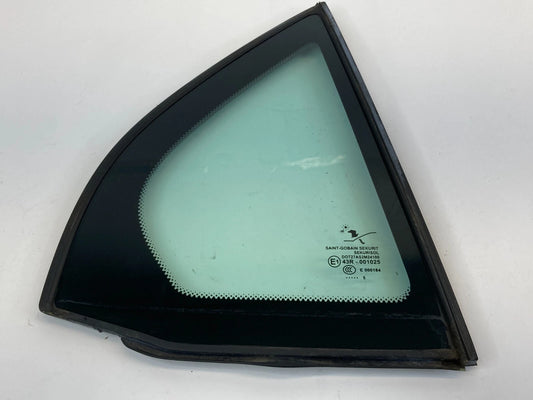 03-11 SAAB 9-3 SEDAN REAR RIGHT DOOR WINDOW GLASS VENT QUARTER PANEL 12804490