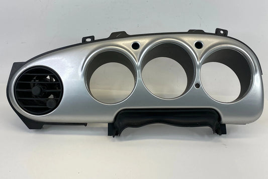 2001-2005 CHRYSLER PT CRUISER DASH SPEEDOMETER CLUSTER BEZEL SILVER 0SD34TRMA