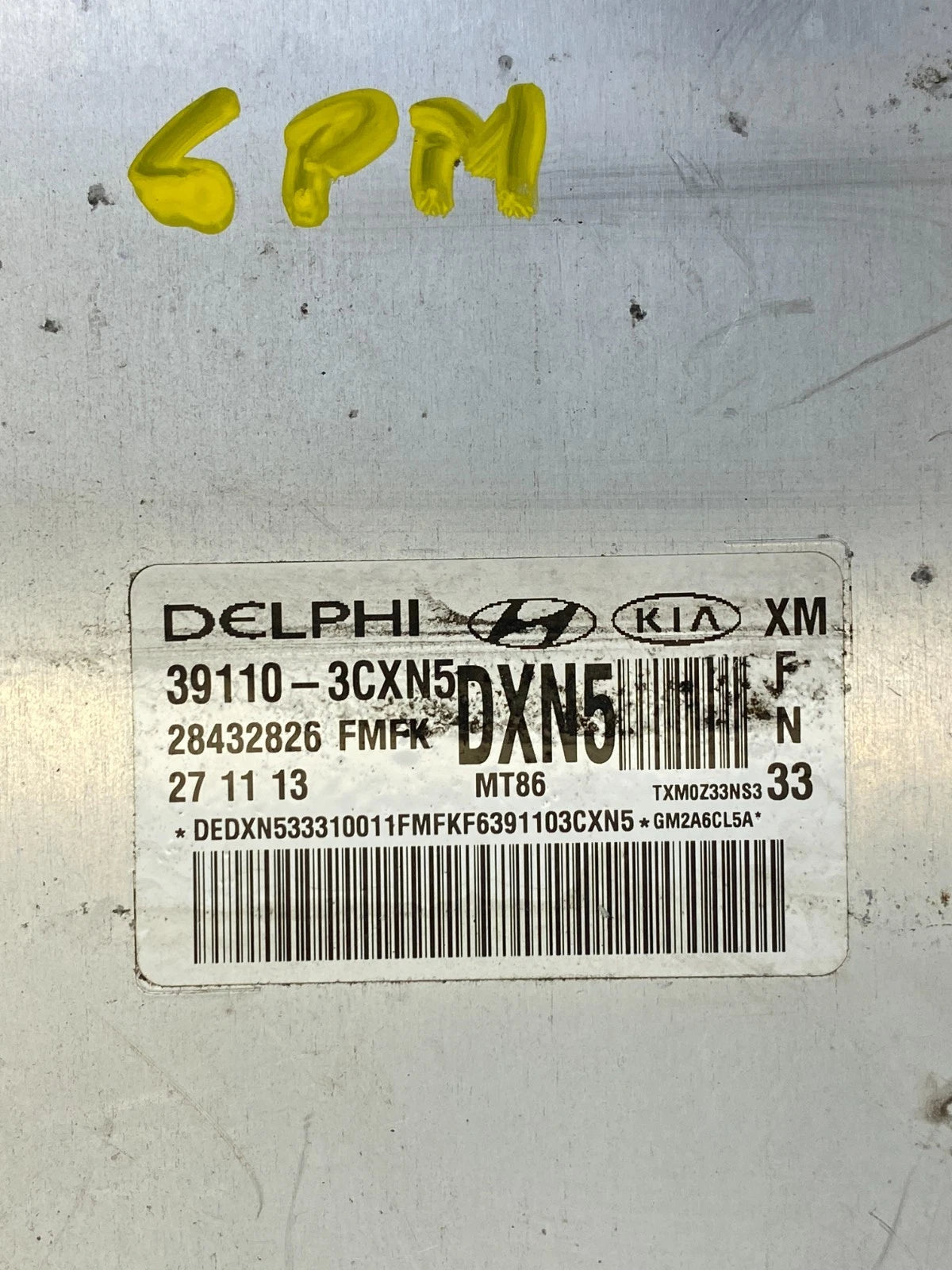 2015 15 KIA SORENTO 3.3L ENGINE COMPUTER CONTROL MODULE ECM ECU 39110-3CXN5 OEM