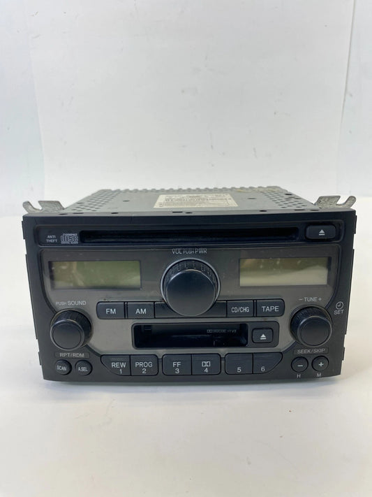 2003-2005 HONDA PILOT DASH AUDIO AM FM CD CASSETTE RADIO UNIT 39100-S9V-A120 OEM