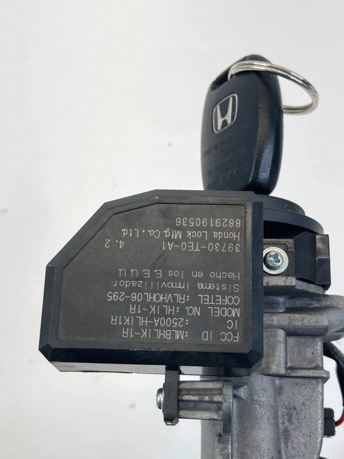 2008-2012 HONDA ACCORD SEDAN IGNITION SWITCH LOCK CYLINDER W/ KEY & IMMOBILIZER