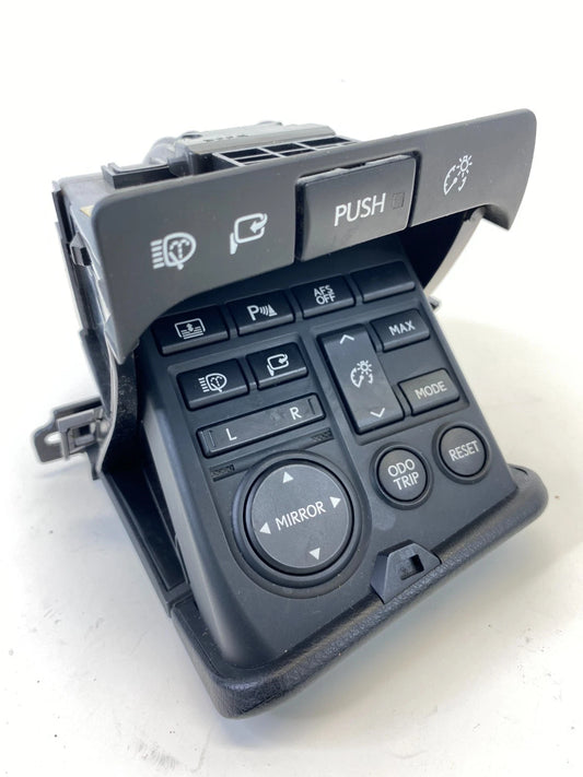 08 09 GS460 GS350 DASH STORAGE PANEL W/ ODOMETER MULTIFUNCTIONAL SWITCH CONTROL