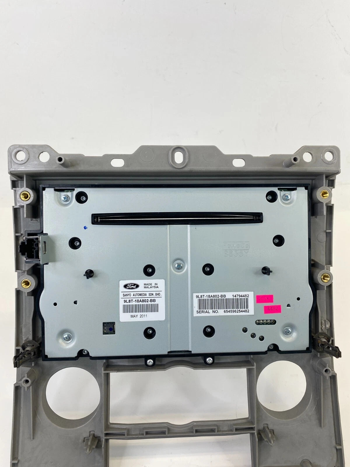 2009-2012 FORD ESCAPE RADIO STEREO AM FM AUDIO CONTROL BEZEL 9L8T-18A802-BB OEM
