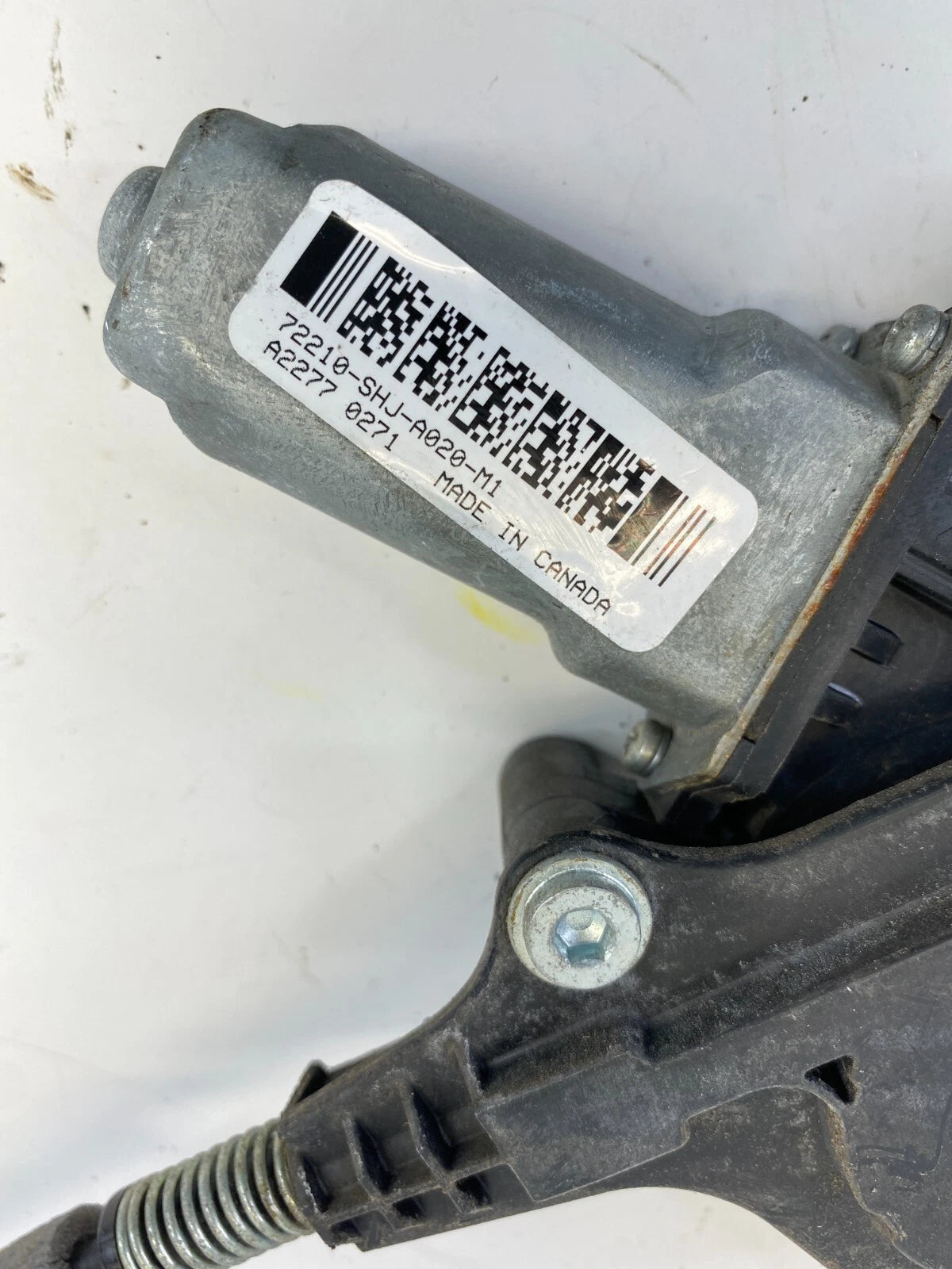 05-10 HONDA ODYSSEY FRONT RIGHT SIDE DOOR WINDOW REGULATOR & MOTOR 72210SHJA020