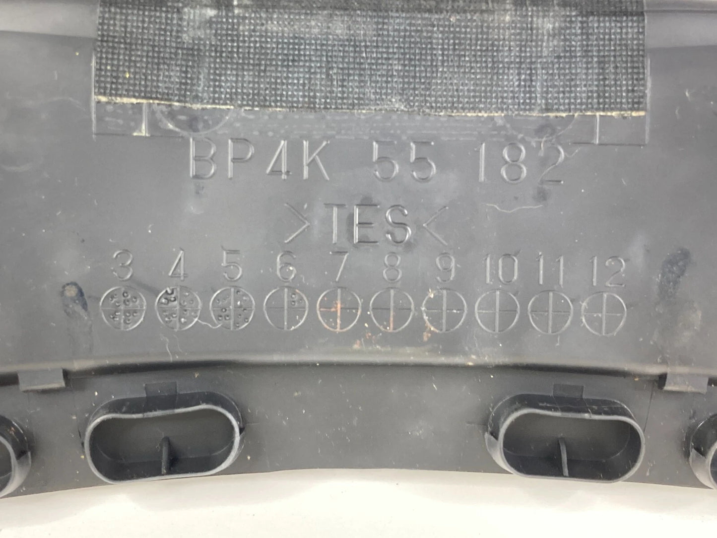 04-09 MAZDA3 MAZDA 3 SPEEDOMETER INSTRUMENT CLUSTER DASH BEZEL TRIM BP4K55182