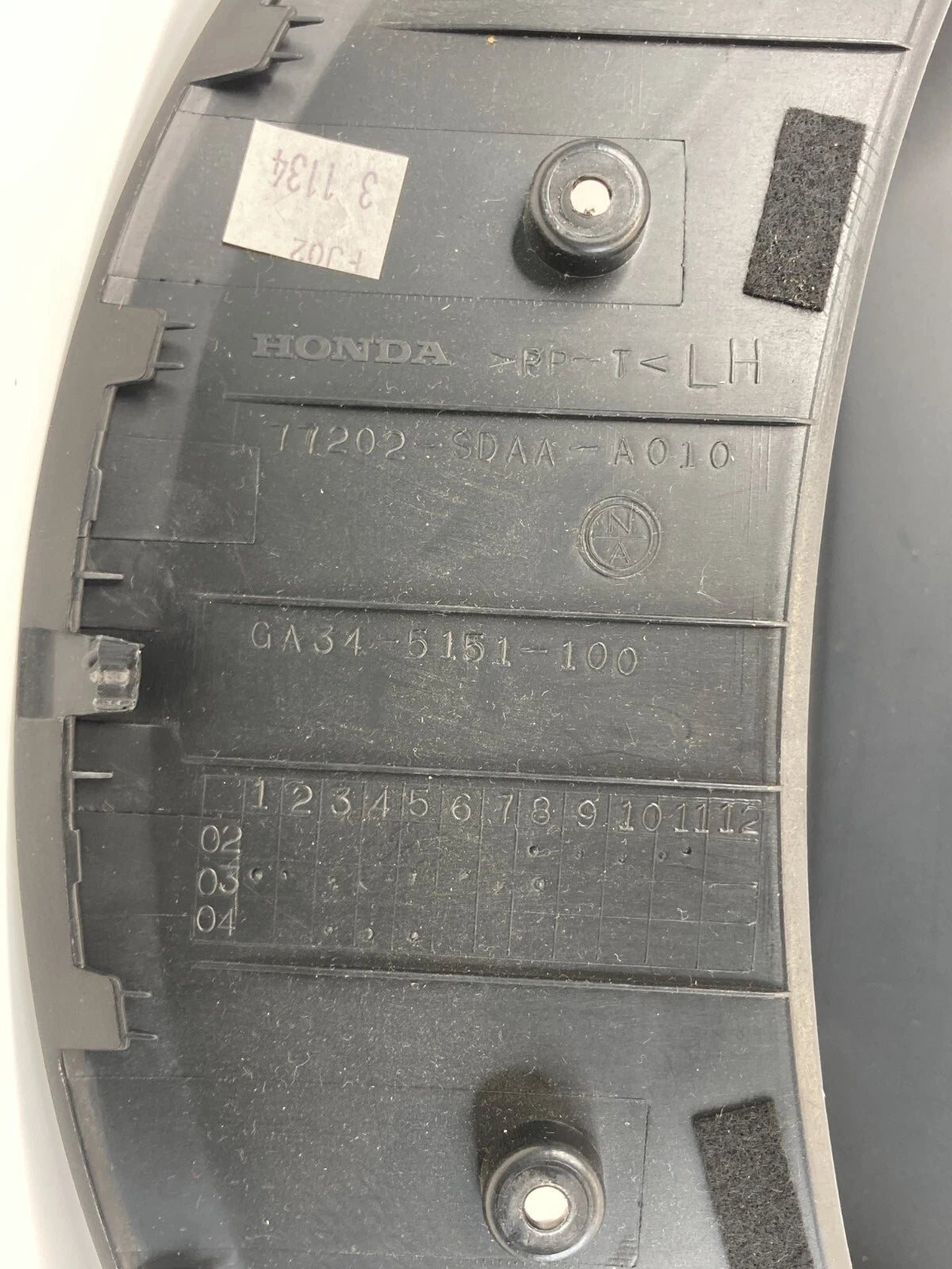 2003-2007 HONDA ACCORD SPEEDOMETER INSTRUMENT CLUSTER BEZEL TRIM 77202-SDAA-A010