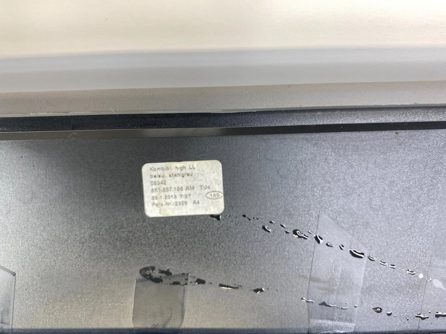 2013-2016 AUDI A4 INSTRUMENT PANEL CLUSTER GAUGE TRIM COVER BEZEL 8K1857186 OEM