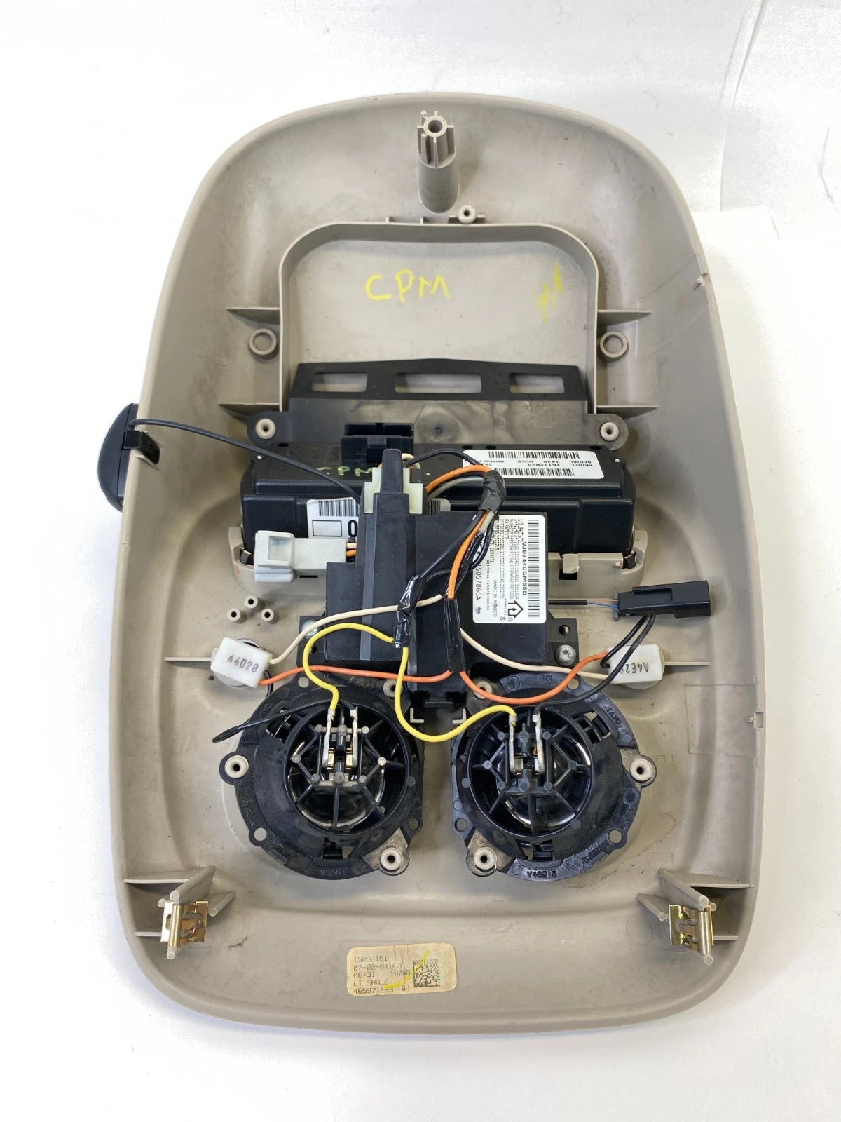 2006 CHEVROLET TAHOE OVERHEAD CONSOLE REAR AC CLIMATE CONTROL 15090151 OEM