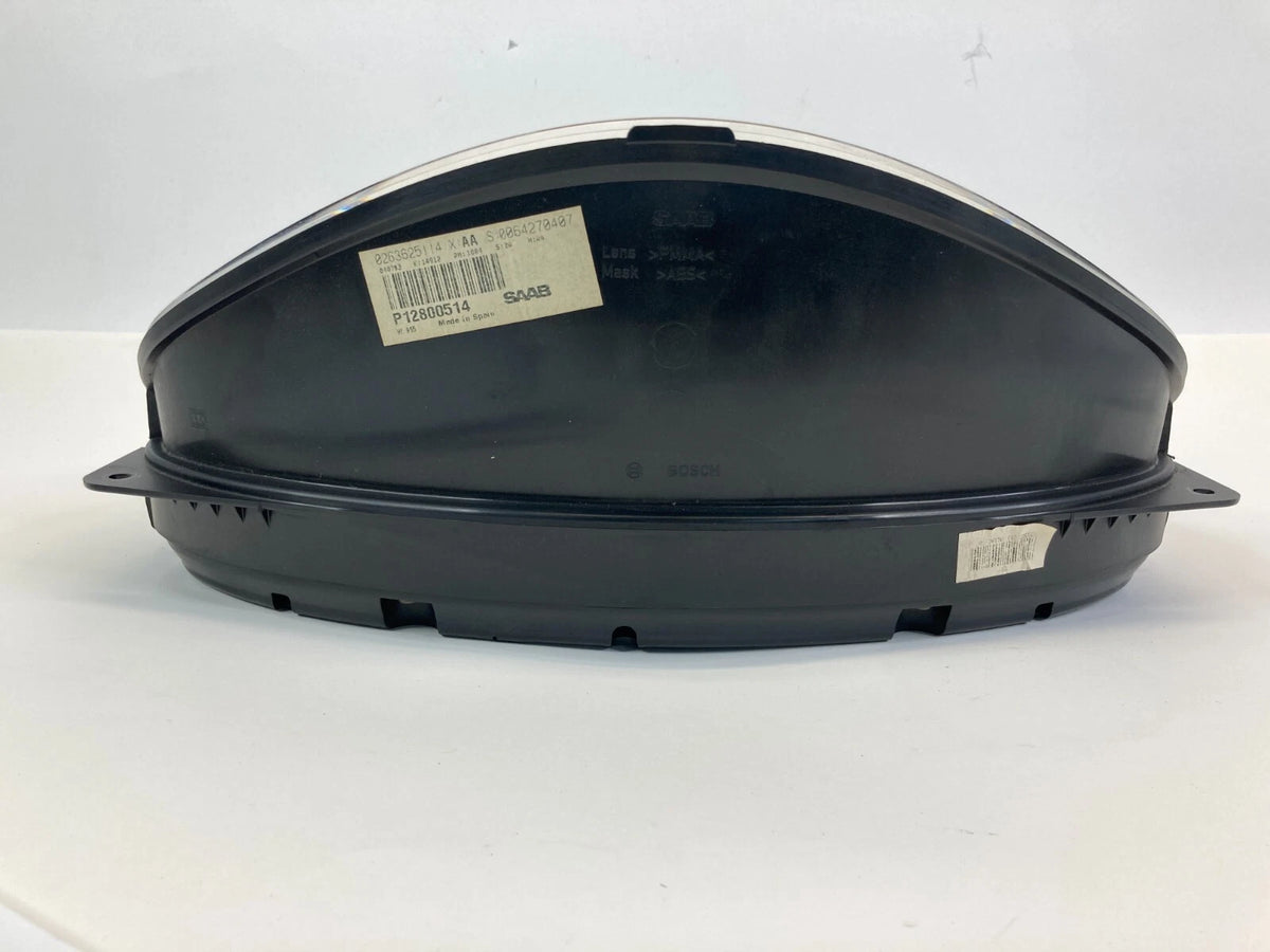 03-06 SAAB 9-3 AT TURBO INSTRUMENT CLUSTER SPEEDOMETER 144K MILES 12800514 OEM