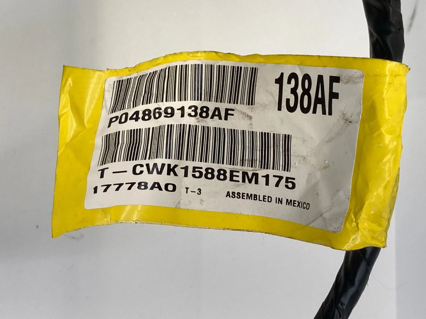 2008 2009 CHRYSLER TOWN & COUNTRY REAR RIGHT DOOR HARNESS WIRE P04869138AF OEM