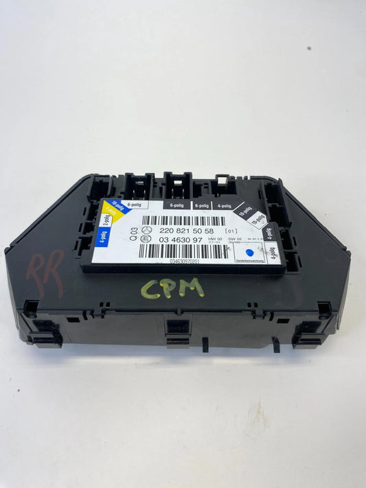 00-05 MERCEDES S430 REAR RIGHT SEAT ADJUSTMENT CONTROL SWITCH MODULE 2208215058
