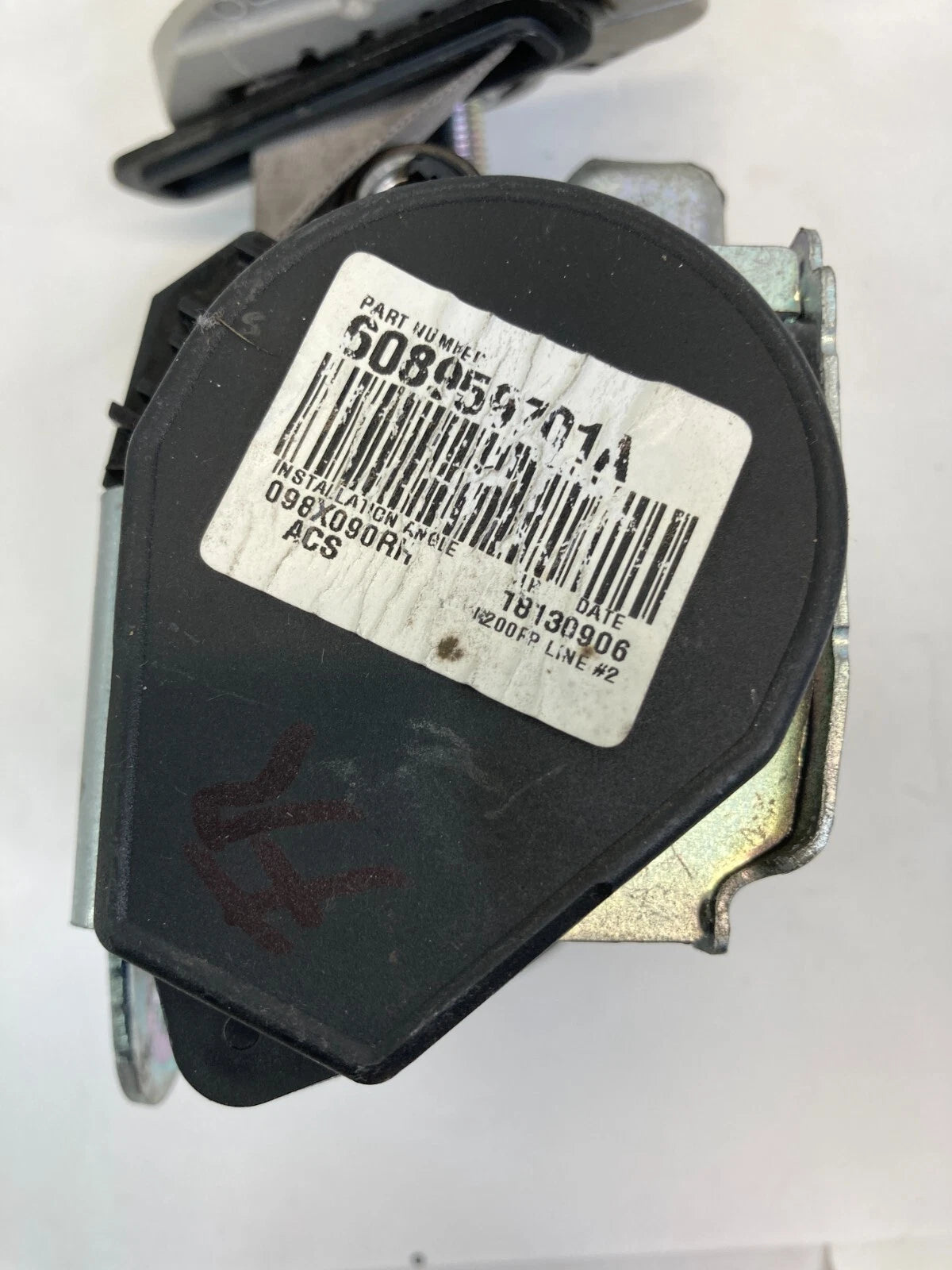 06-11 HYUNDAI ACCENT FRONT RIGHT PASSENGER SEAT BELT RETRACTOR OEM 888801E501QS
