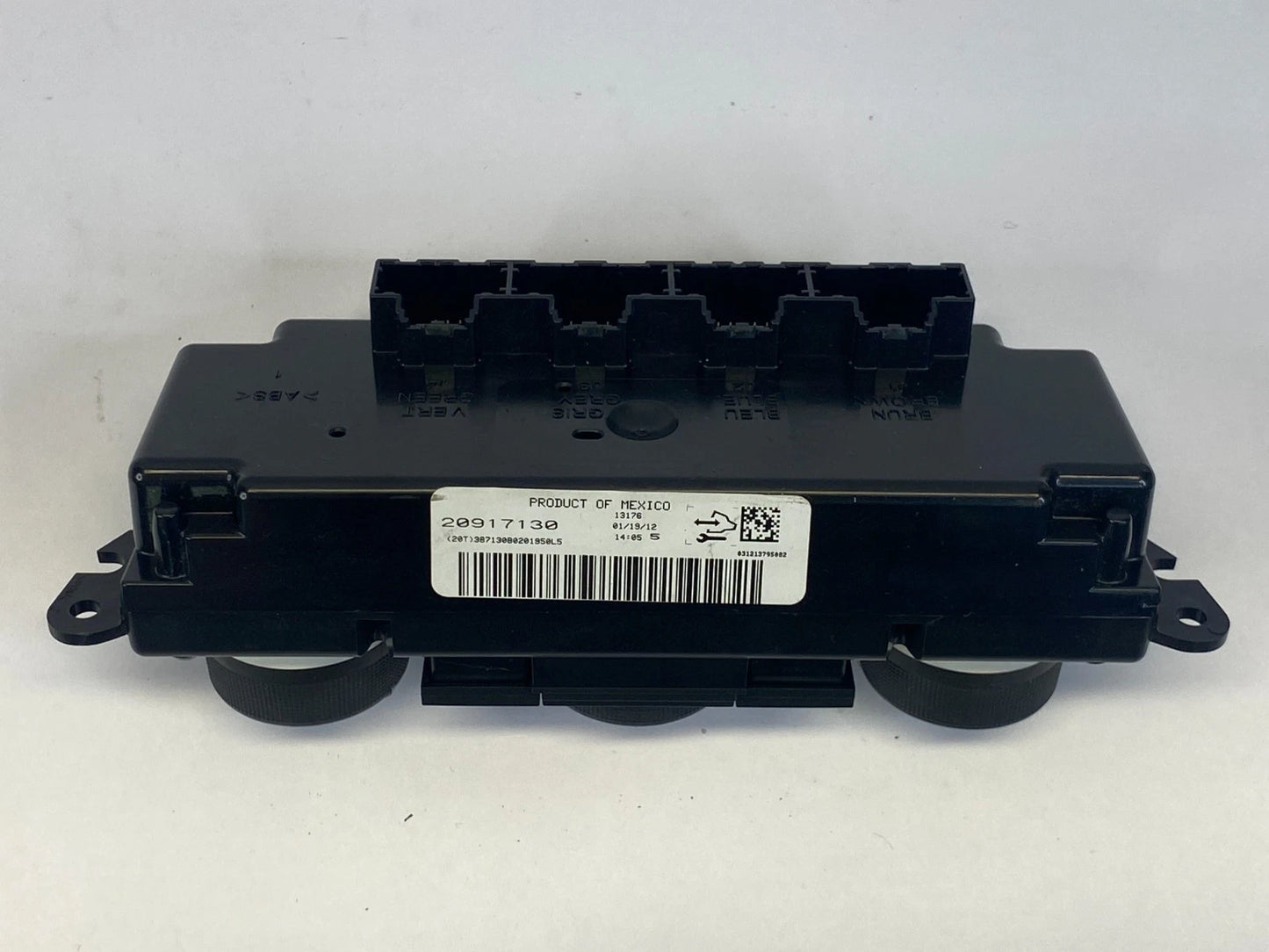 2009-2012 CHEVROLET TRAVERSE HVAC A/C CLIMATE CONTROL PANEL UNIT 20917130 OEM