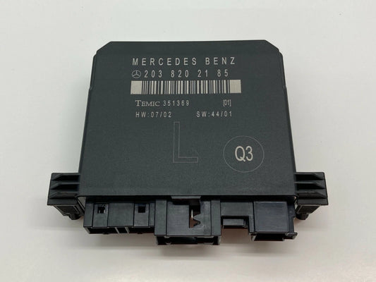2001-2005 MERCEDES BENZ C320 SEDAN REAR LEFT DOOR CONTROL MODULE OEM 2038202185