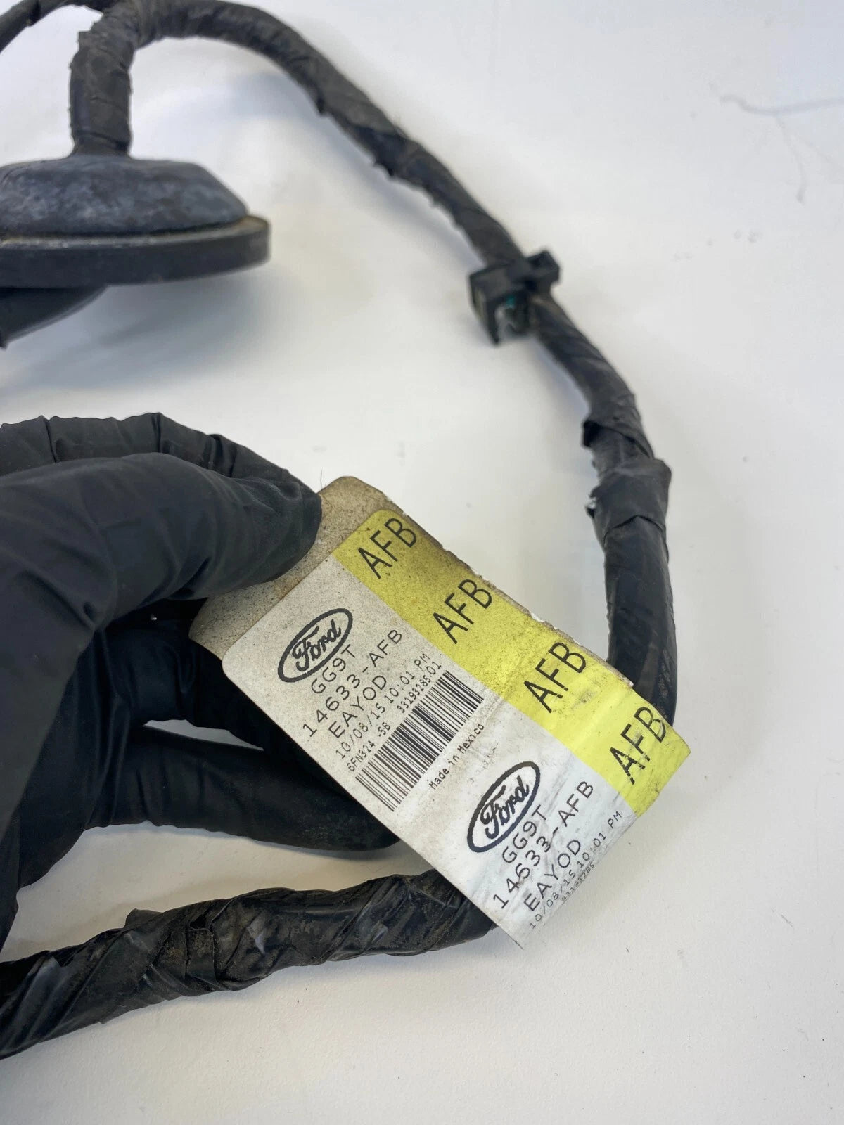 2013-2016 FORD FUSION REAR LEFT DOOR BACK WIRE WIRING HARNESS 14633-AFB OEM