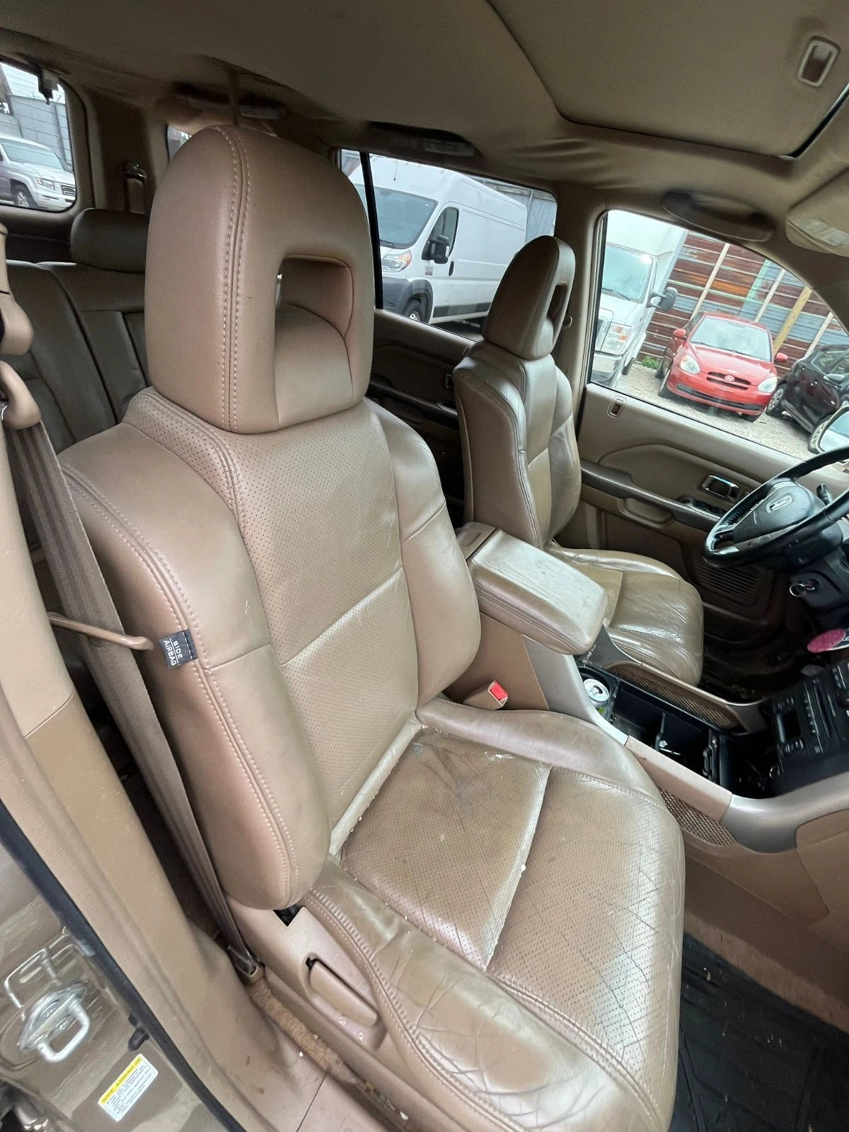 2003-2008 HONDA PILOT FRONT RIGHT SIDE DOOR PANEL ARMREST INNER ARM REST OEM