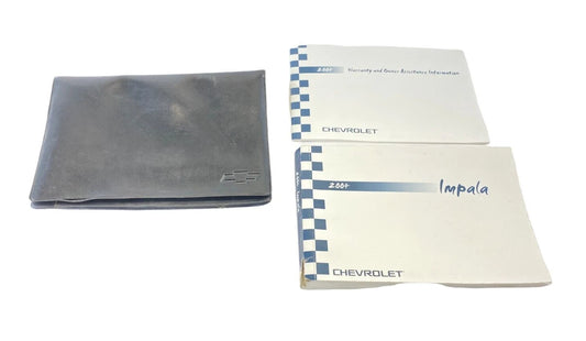 2004 CHEVROLET IMPALA OWNER'S MANUAL WARRANTY INFORMATION BOOK W/ CASE OEM
