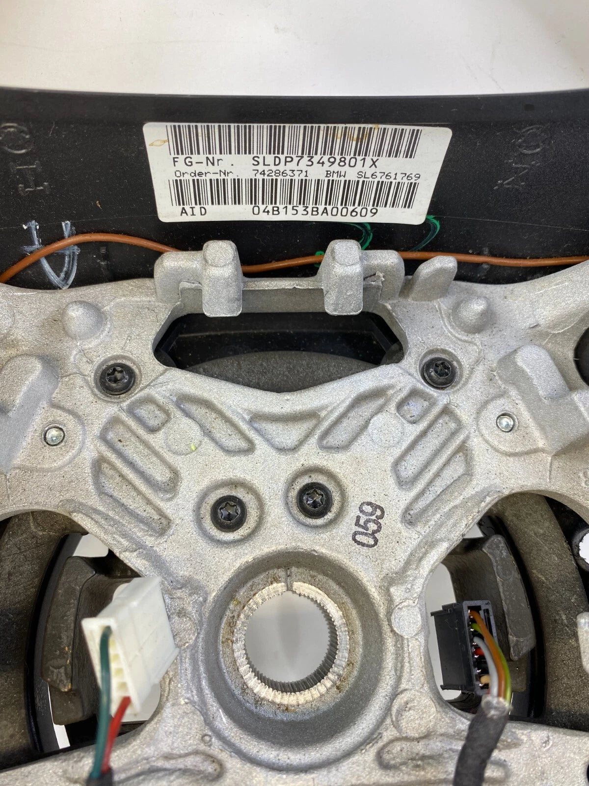 03 04 05 BMW 745i 745Li 760i STEERING WHEEL W AUDIO SWITCH CONTROL SL6761769 OEM