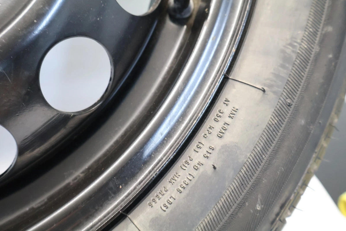2012-2019 VOLKSWAGEN NEW BEETLE TRUNK SPARE WHEEL TIRE 16 INCH 5C0-601-027-C-03C