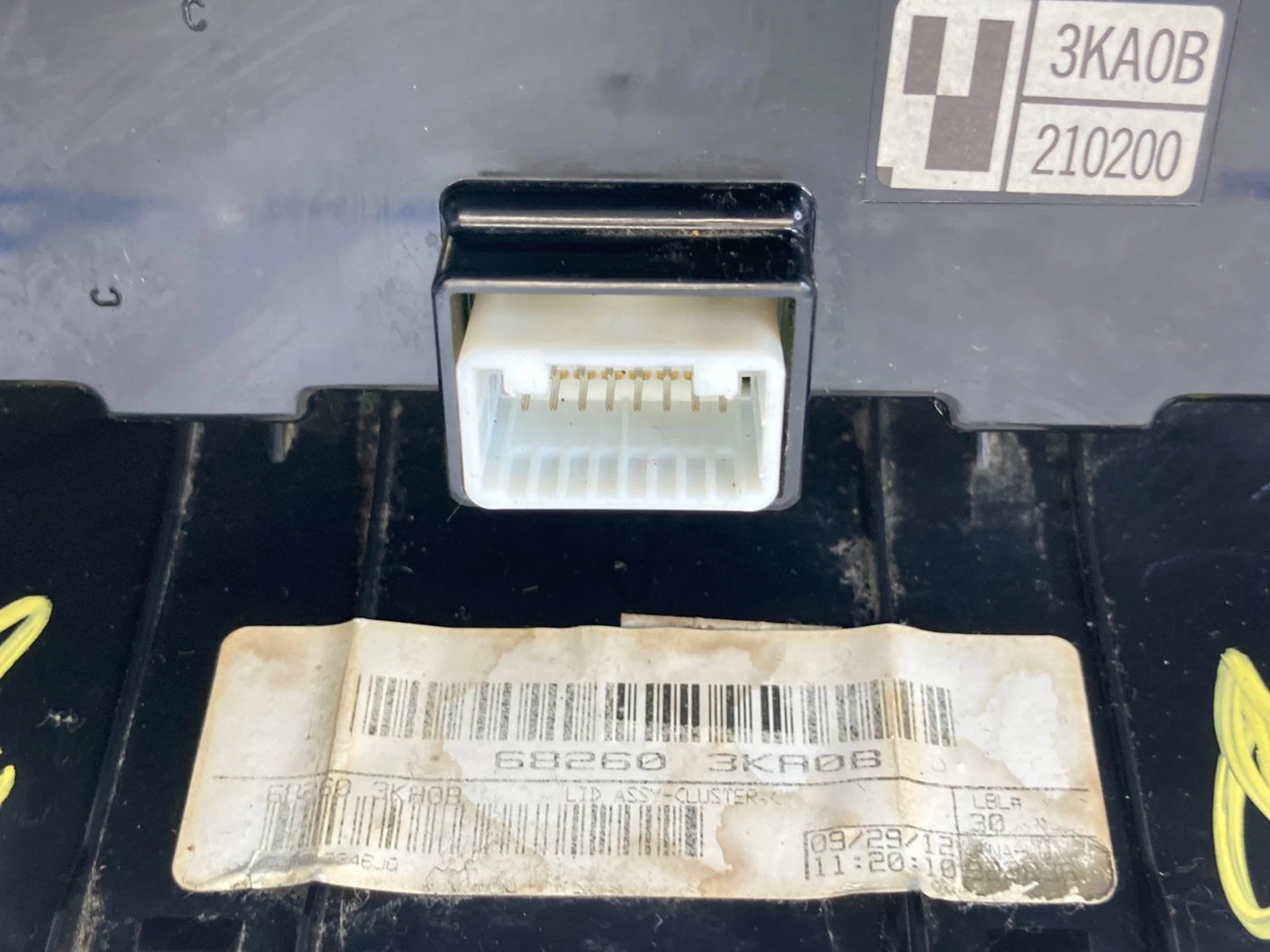 2013-2016 NISSAN PATHFINDER AC CLIMATE AUDIO CONTROL PANEL BEZEL 68260-3KA6B OEM