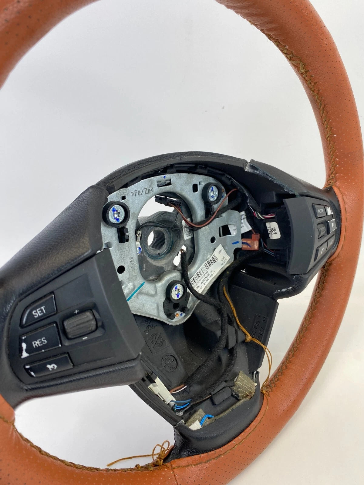 2011-2017 BMW X3 LEFT STEERING WHEEL W/ AUDIO & CRUISE CONTROL SWITCH LEATHER OE
