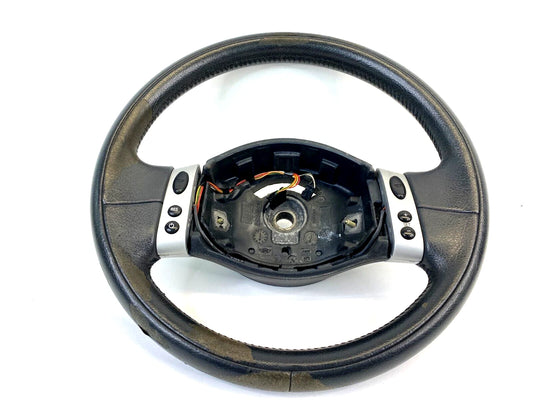 2002 2003 MINI COOPER STEERING WHEEL MULTIFUNCTION SWITCH LEATHER 2 SPOKES