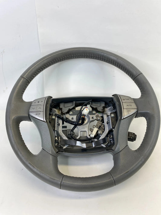 05-07 TOYOTA AVALON STEERING WHEEL W/ RADIO AUDIO CRUISE CONTROL SWITCH GRAY OEM